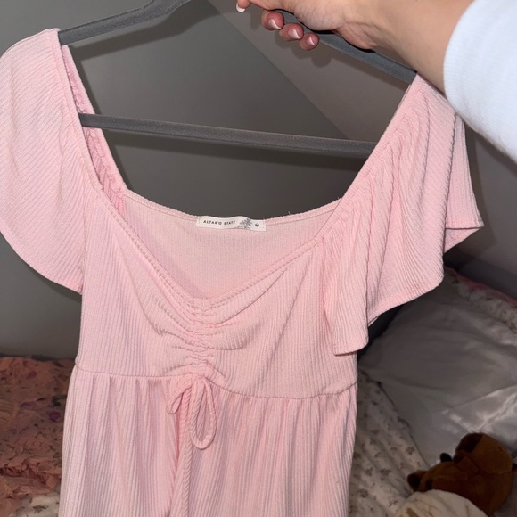 Pink Ruffle Sleeve Top - Picture 4 of 4